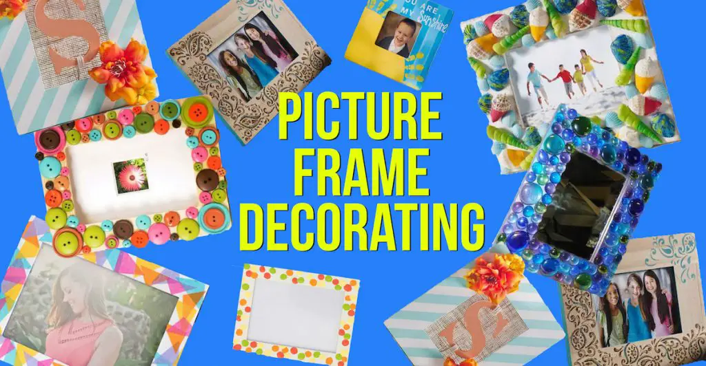 Picture Frame Decorating Activity for Seniors