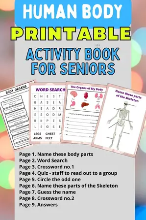 Printable Activity Pages for Seniors